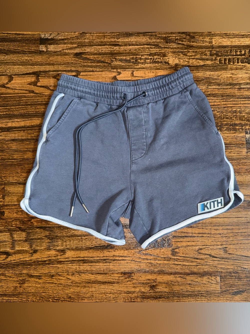 KITH Jordan Shorts 6" French Terry Navy Blue Active Summer Sweat Shorts Sz S